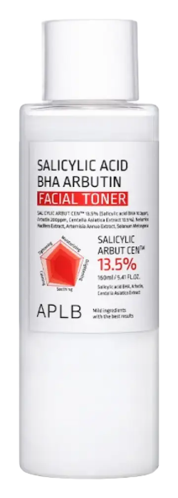 APLB Salicylic Acid BHA Arbutin Facial Toner