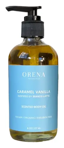 Orena Fragrances Scented Body Oil Caramel Vanilla
