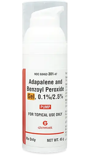 Glenmark Pharma Adapalene And Benzoyl Peroxide Gel 0.1%/2.5%