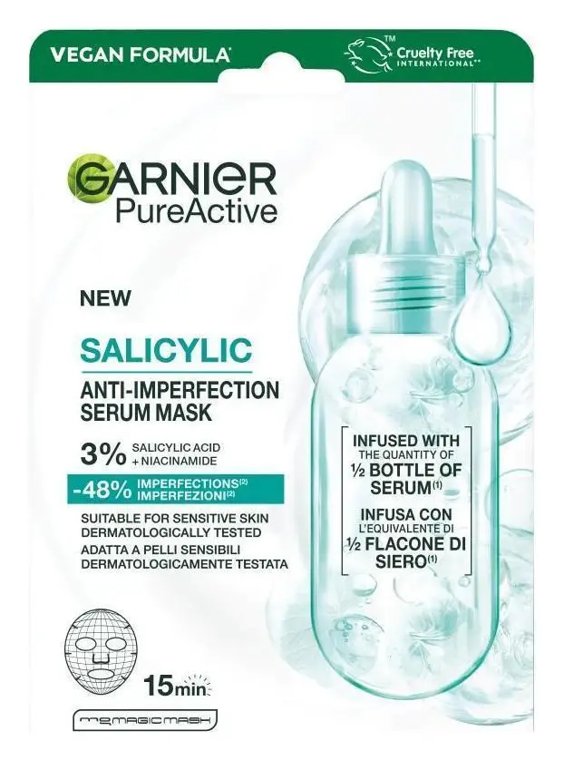 Garnier Pureactive Salicylic Anti-Imperfection Serum Mask