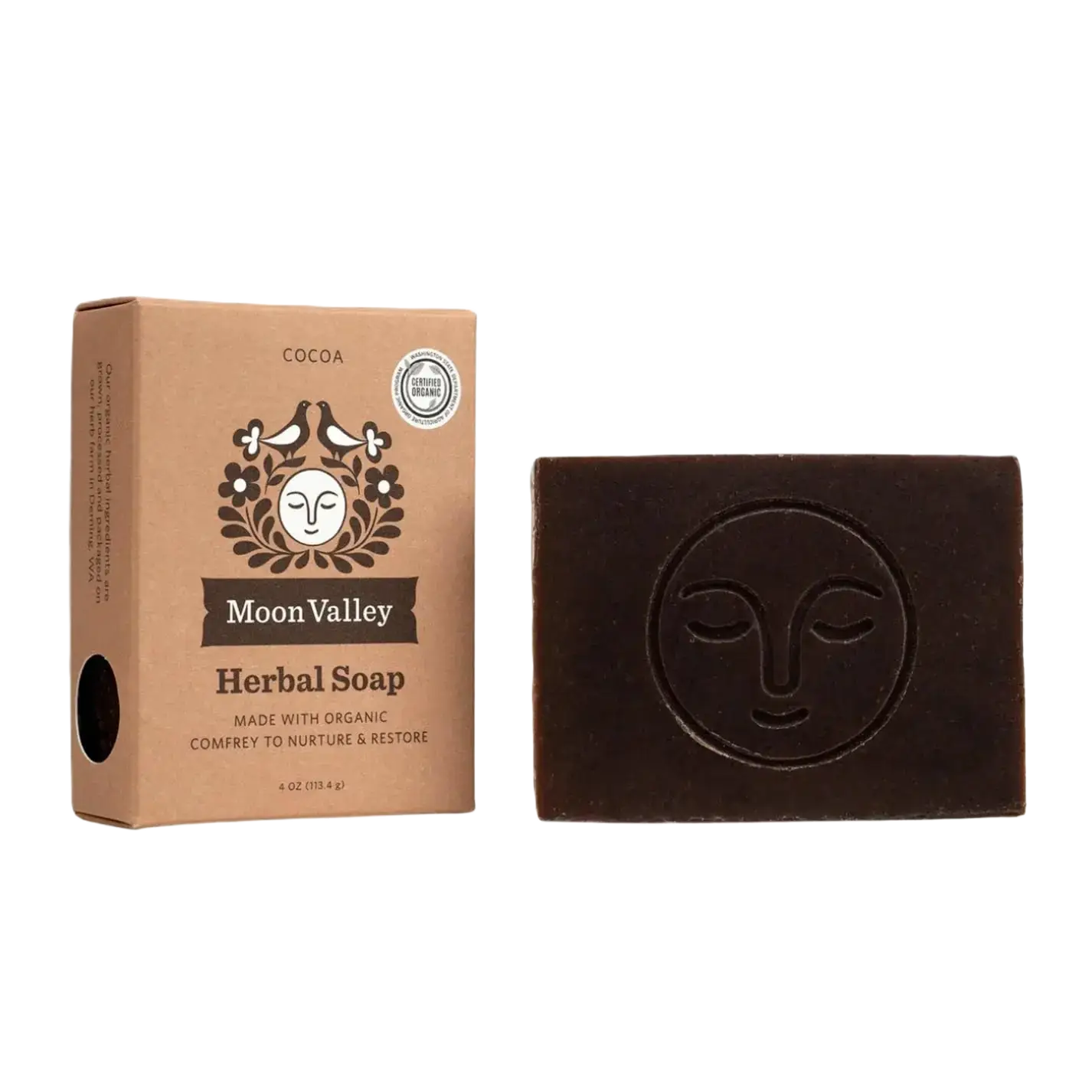 Moon Valley Organics Herbal Soap Cocoa