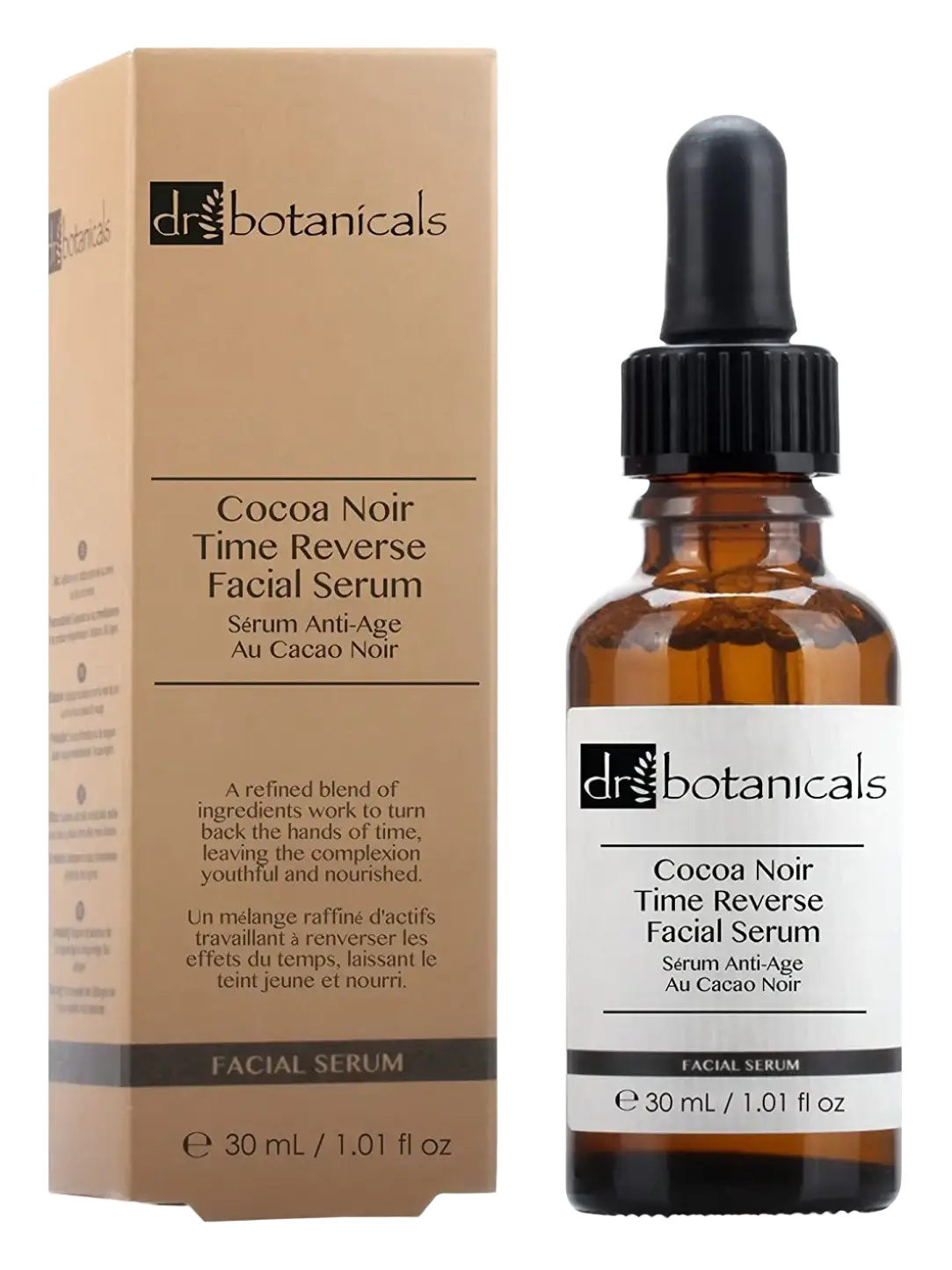 Dr Botanicals Cocoa Noir Time Reverse Facial Serum