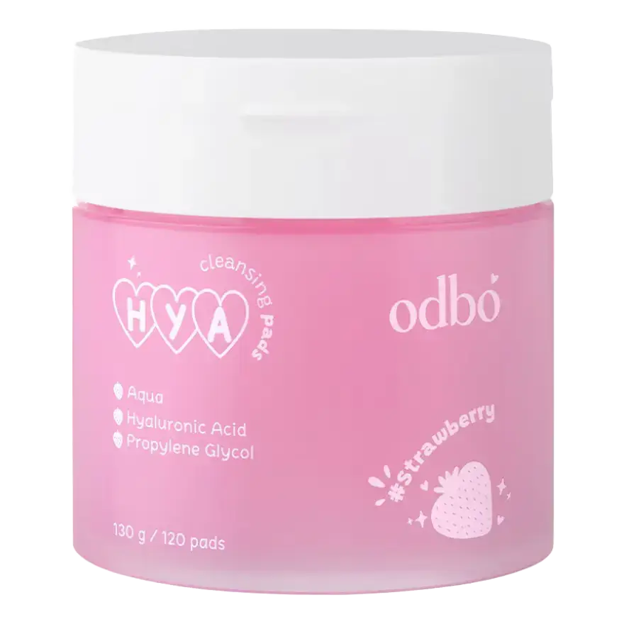 odbo Hya Cleansing Pads Strawberry Scent