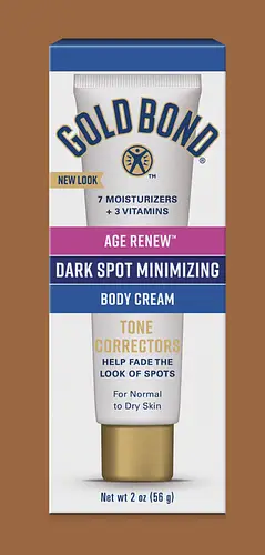 Gold Bond Age Renew Dark Spot Minimizing Age Renew Body Cream With No Bleaching Agents