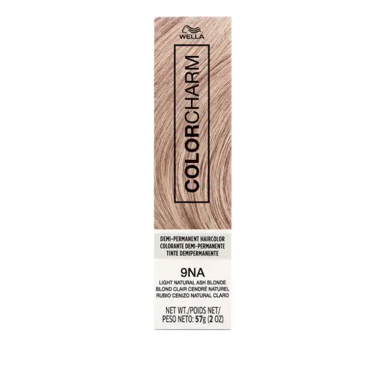 Wella Colorcharm Demi Permanent Hair Color 9NA Light Natural Ash Blonde