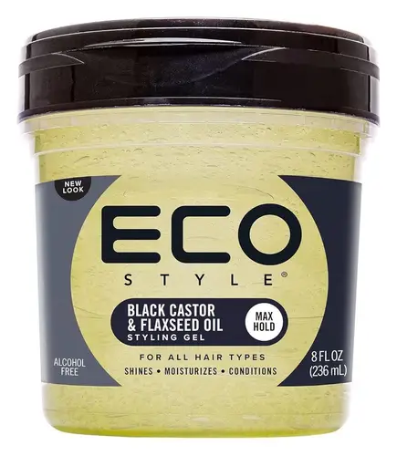 Eco Style Black Castor & Flaxseed Oil Styling Gel