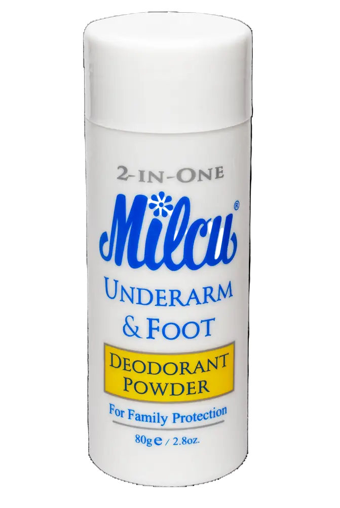 Milcu Underarm & Foot Deodorant Powder