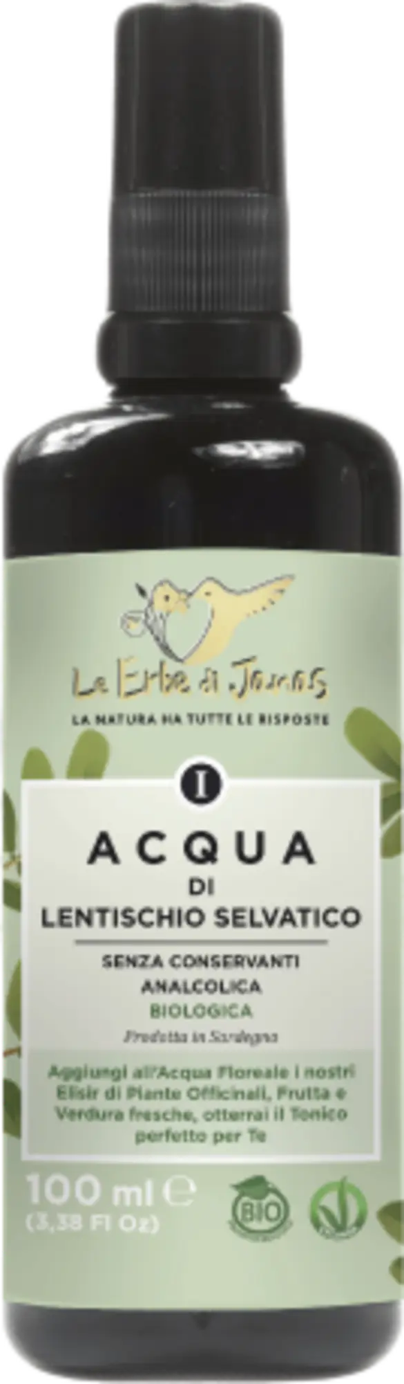 Le Erbe di Janas Wild Mastic Water Organic