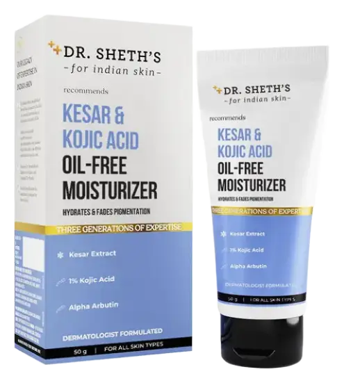 Dr. Sheth's Oil-Free Moisturizer Kesar & Kojic Acid