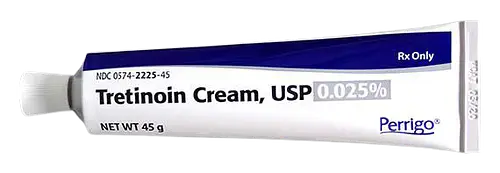 Perrigo Tretinoin Cream, USP  0.025%