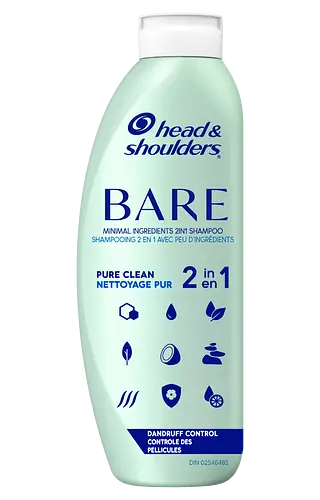 Head & Shoulders BARE Pure Clean 2 In 1 Dandruff Shampoo And Conditioner
