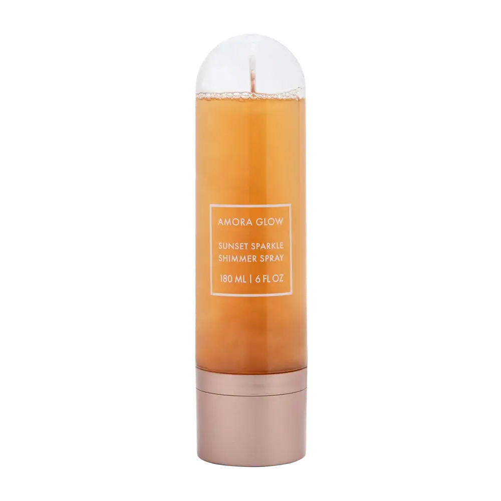 Five Below Amora Glow Sunset Sparkle Shimmer Spray