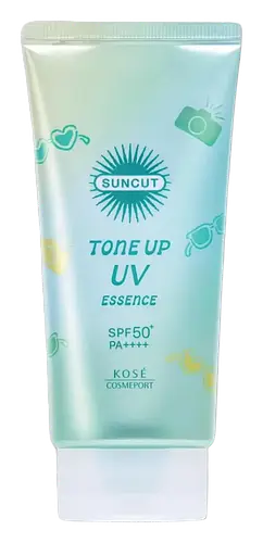 Kosé Suncut Tone Up UV Essence SPF 50+ PA++++ Mint Green