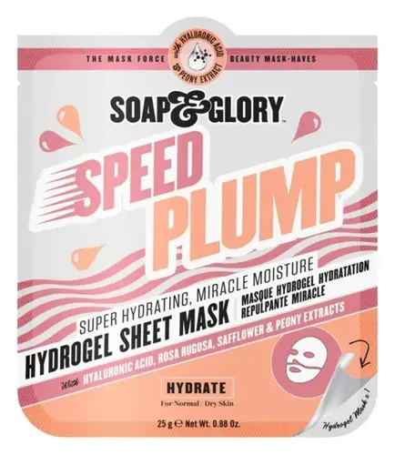 Soap & Glory Speed Plump Super-Hydrating Miracle Moisture Hydrogel Sheet Mask