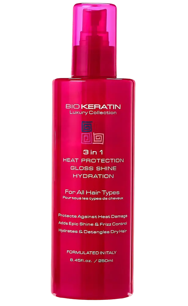 BioKeratin Luxury Collection 3 in 1 Heat Protection Gloss Shine Hydration