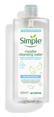 Simple Skincare Water Boost Micellar Cleansing Water US