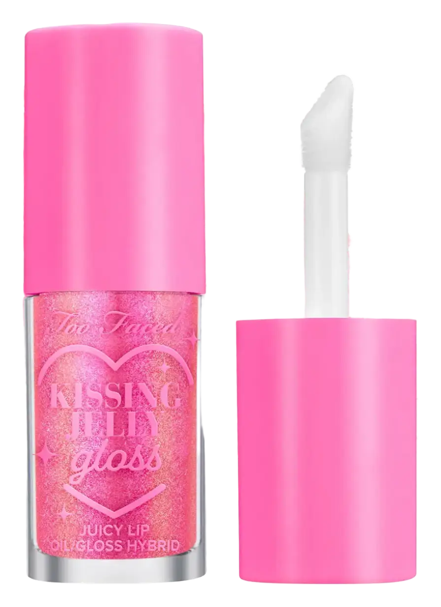 Too Faced Kissing Jelly Non-Sticky Lip Oil Gloss Bubblegum