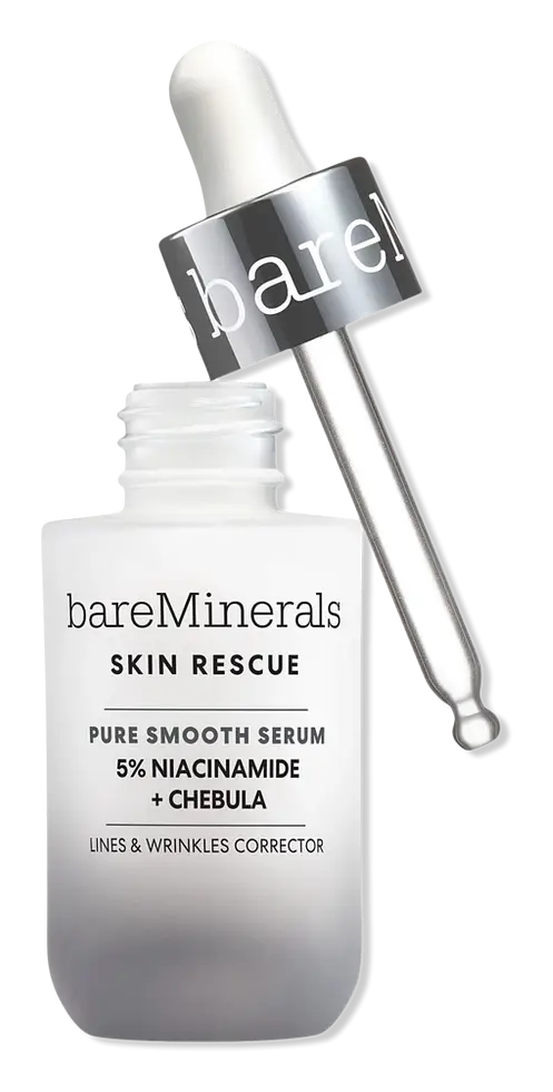 bareMinerals SKIN RESCUE Pure Smooth Serum with 5% Niacinamide and Chebula