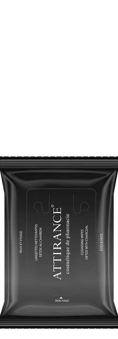 Attirance Cleansing Wipe Detox With Charcoal