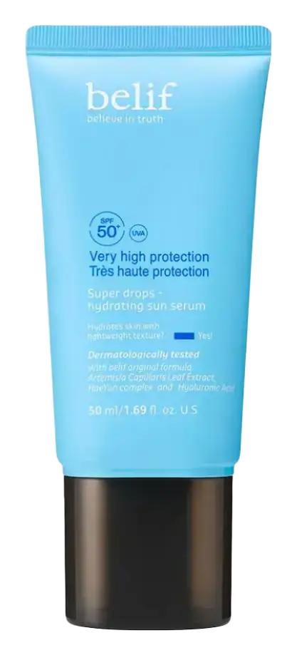 Belif Super Drops Hydrating Sun Serum SPF 50+