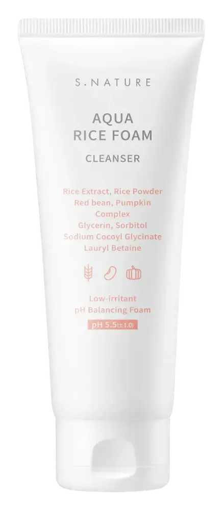S.NATURE Aqua Rice Foam Cleanser