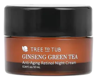 Tree to Tub Ginseng Green Tea Anti-Aging Retinol Night Cream