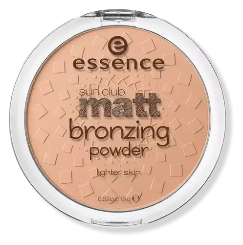 Essence Sun Club Matt Bronzing Powder Natural - Light Warm Brown