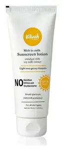 Vilvah Melt-In-Milk Sunscreen Lotion SPF 50
