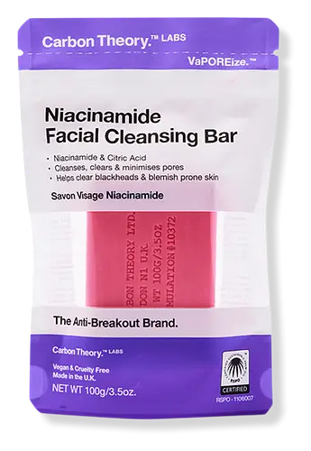 Carbon Theory Niacinamide Facial Cleansing Bar
