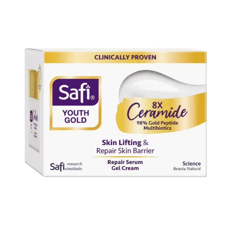 Safi Youth Gold 8X Ceramide Repair Serum Gel Cream