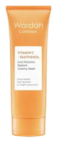 Wardah C-Defense Vitamin C + Panthenol Anti-Pollution Radiant Creamy Wash