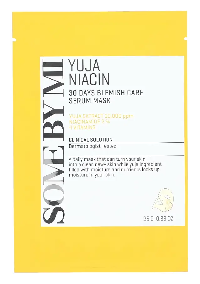 Some By Mi Yuja Niacin 30 Days Blemish Care Serum Mask