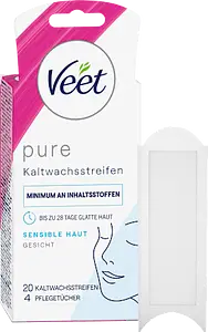 Veet Kaltwachsstreifen Gesicht Sensitive