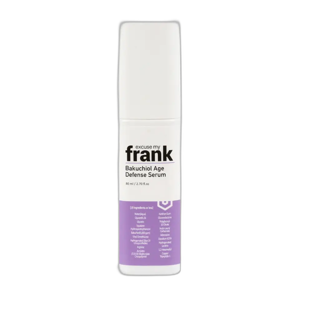 excuse my frank Bakuchiol Age Defense Serum