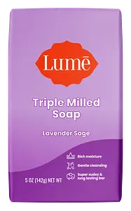 Lume Triple Milled Soap Bar Lavender Sage