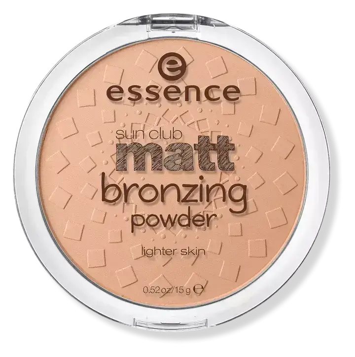 Essence Sun Club Matt Bronzing Powder Natural - Light Warm Brown