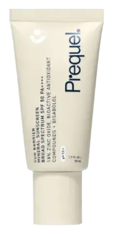 Prequel Sun Barrier Mineral Sunscreen Broad Spectrum SPF 50 PA++++