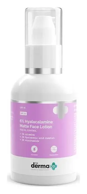 The Derma Co 6% Hyalacalamine Matte Face Lotion