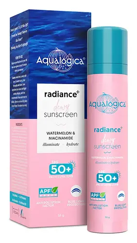 Aqualogica Radiance+ Dewy Sunscreen  SPF 50+ PA+++
