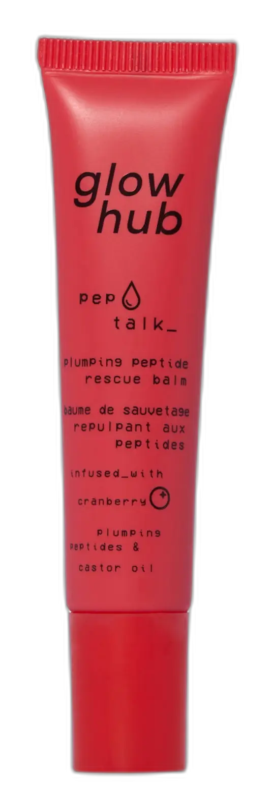 Glow Hub Beauty Pep Talk Plumping Peptide Rescue Balm Cranberry