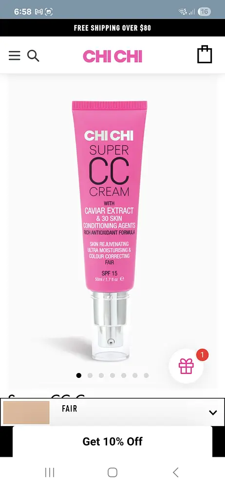 Chi Chi Cosmetics Super cc cream