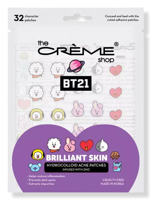 The Creme Shop BT21 Brilliant Skin Hydrocolloid Acne Patches