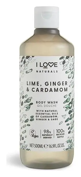 I Love Naturals Body Wash Lime, Ginger & Cardamom