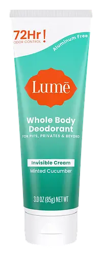 Lume Whole Body Deodorant Invisible Cream Minted Cucumber