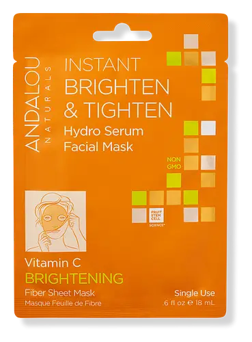 Andalou Naturals Instant Brighten & Tighten Hydro Serum Facial Mask