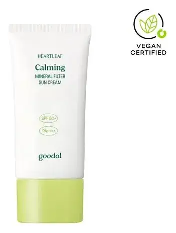 Goodal Heartleaf Calming Mineral Filter Sun Cream SPF 50+