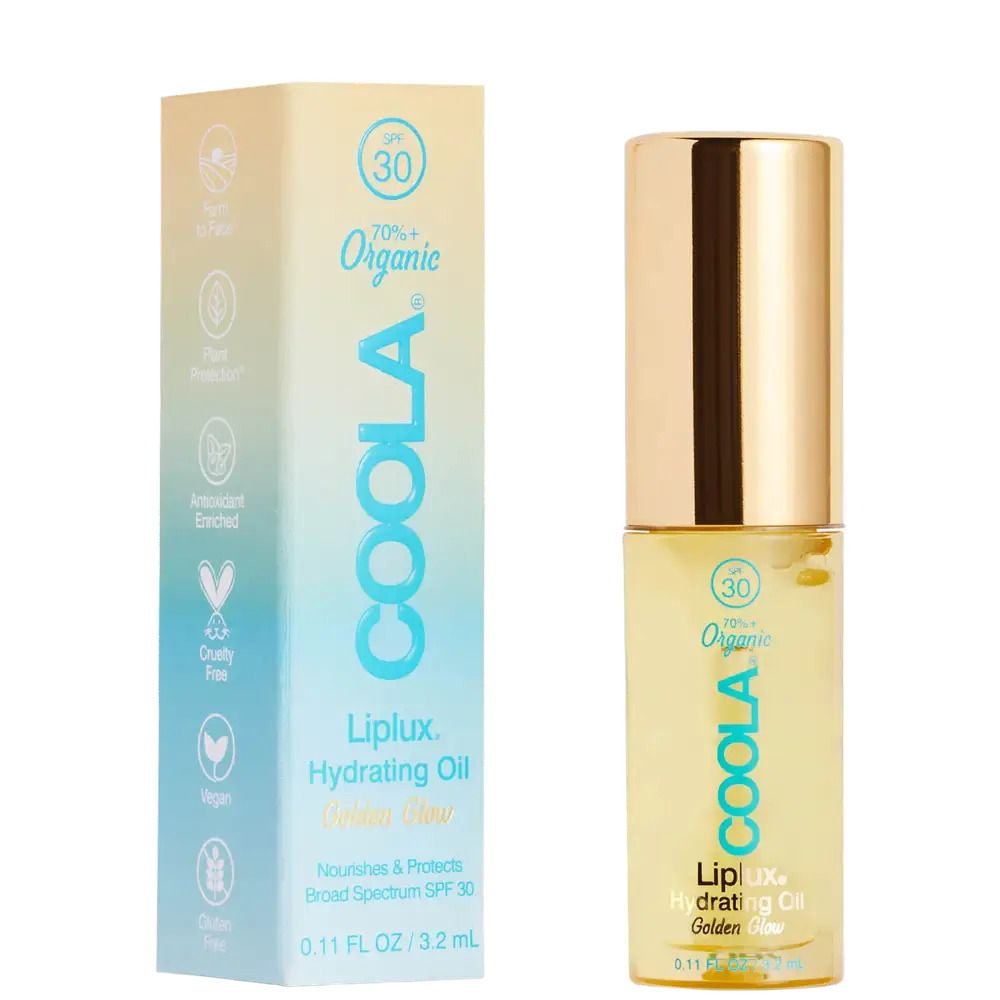 COOLA Classic Liplux Organic Hydrating Lip Oil Sunscreen SPF 30