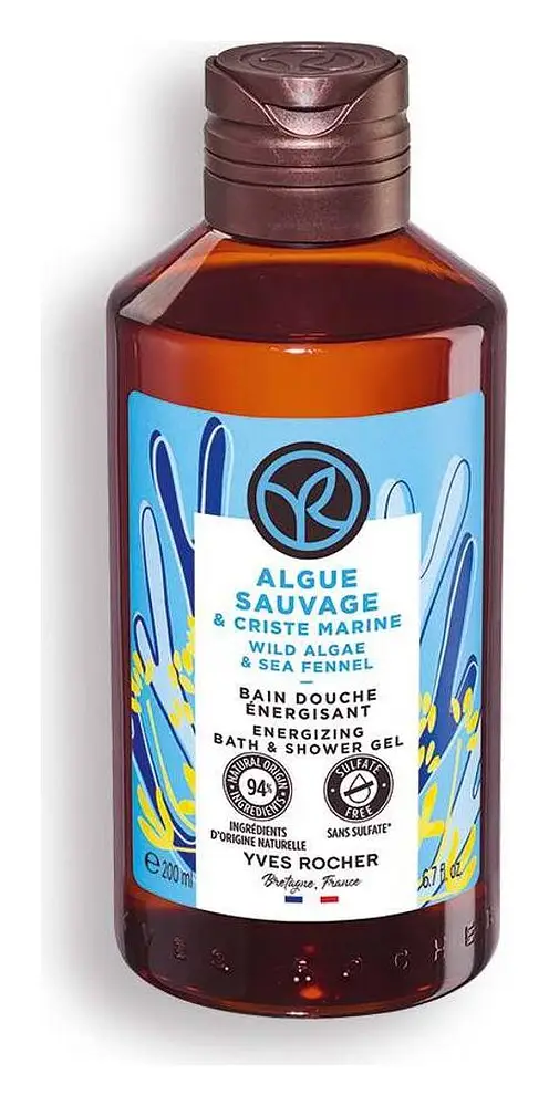 Yves Rocher Wild Algae & Sea Fennel Energizing Bath & Shower Gel