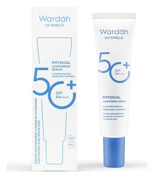 Wardah UV Shield Physical Sunscreen Serum SPF 50+ PA++++