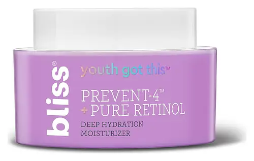 Bliss Youth Got This Prevent-4 + Pure Retinol Deep Hydration Moisturizer